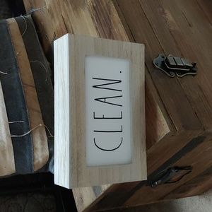 Rae Dunn CLEAN Small Sign